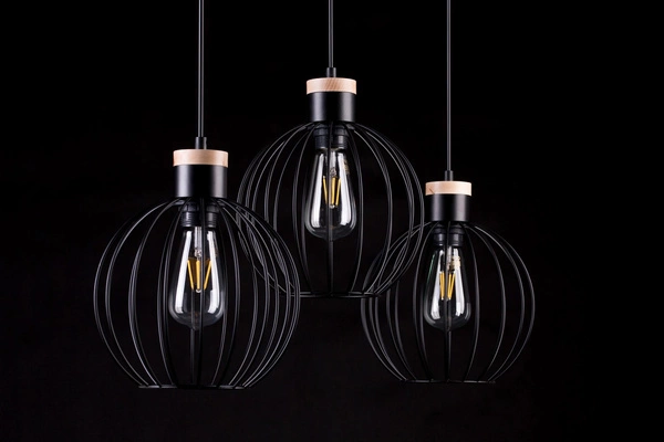 Lampa wisząca Emibig BARBADO 3 Czarny 754/3