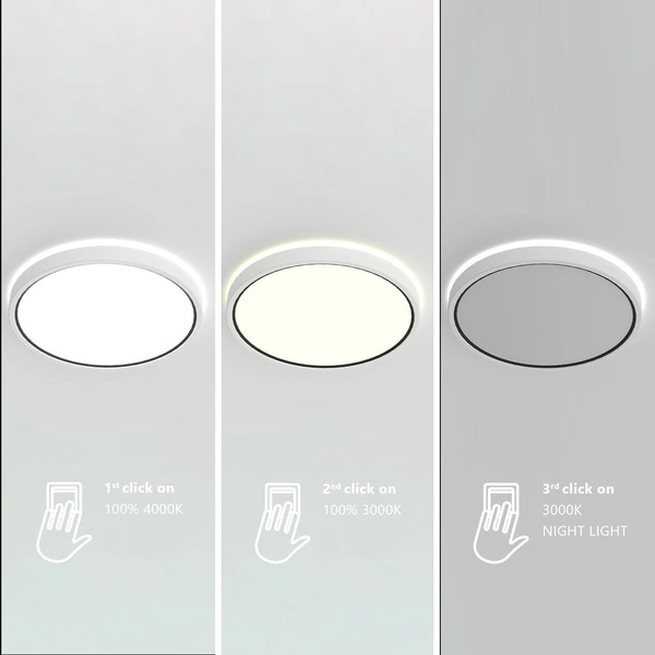 Lampa sufitowa NOXY LED 3000K
4000K Biała ciepła
Biała neutralna Plastik | Biały