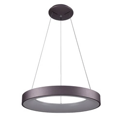 Lampa wisząca Giulia śr. 60cm 50W LED barwa ciepła 3000K | kawowy/biały