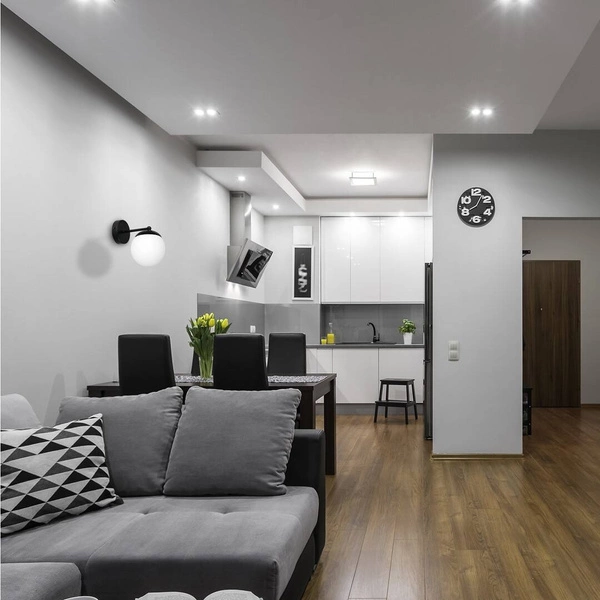 Nowoczesna lampa ścienna kinkiet LIMA BLACK 1xE14 MLP6521