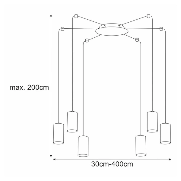 Lampa wisząca K-4898 z serii PUERTO