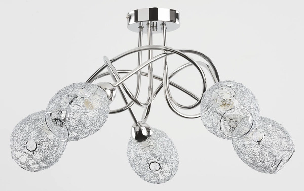 Lampa sufitowa ALFA VERA CHROM 5xE14 54cm | 17845
