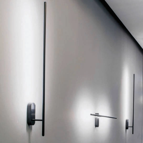 Nowoczesny kinkiet obrotowy LINE 243 10W 3000K biała ciepła | Czarny