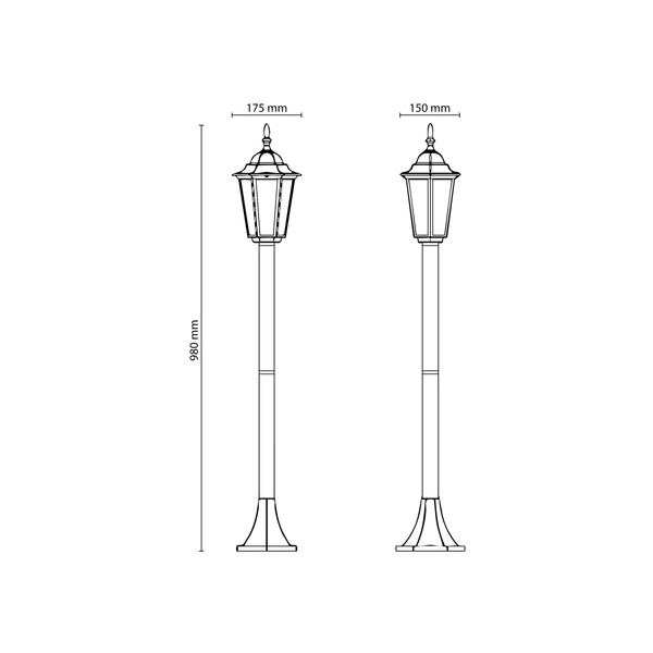 ARRAIA GOLD LAMPA PODŁOGOWA 1XE27