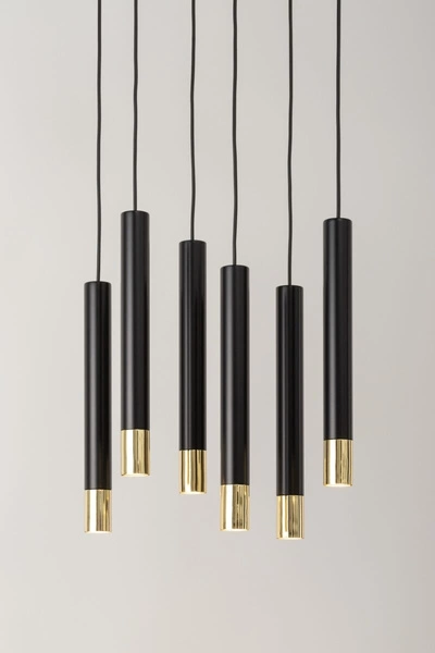 Lampa Sigma SOPEL GRAND 6 czarny/złoty lampa wisząca 33397