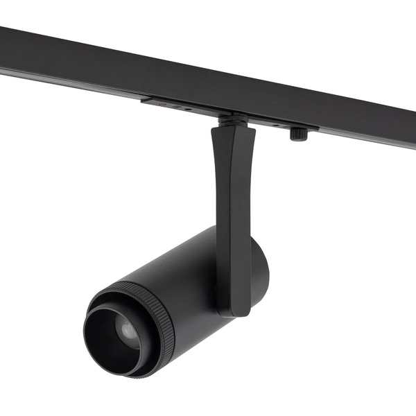 SPOT ZOOM LED 7W 3000K 300lm szer.5.7cm wys.14.5cm do szynoprzewodów NANO-LVM | Czarny 11715