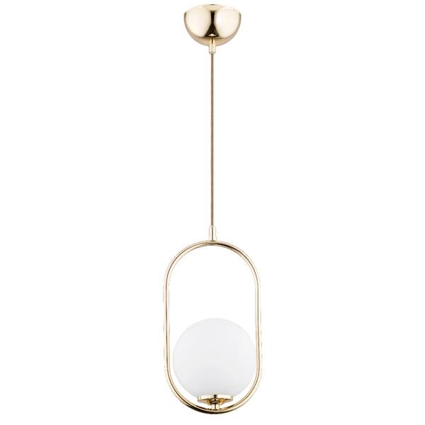 Lampa wisząca ALFA NOVAL M ZŁOTA 1xE14 17cm | 60698
