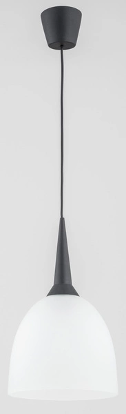 Lampa wisząca ALFA UNINO CZARNO-BIAŁA 1xE27 | 60629