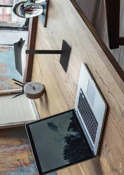 Lampa gabinetowa/biurkowa BANKIER 41-78339 czarna 1x40W E14