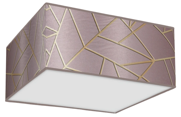 Lampa sufitowa ZIGGY PINK, MLP7588, różowy/złoty, 2x60W E27