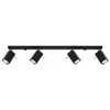 Designerska lampa sufitowa MERIDA 4L SL.0459 Czarna 4xGU10