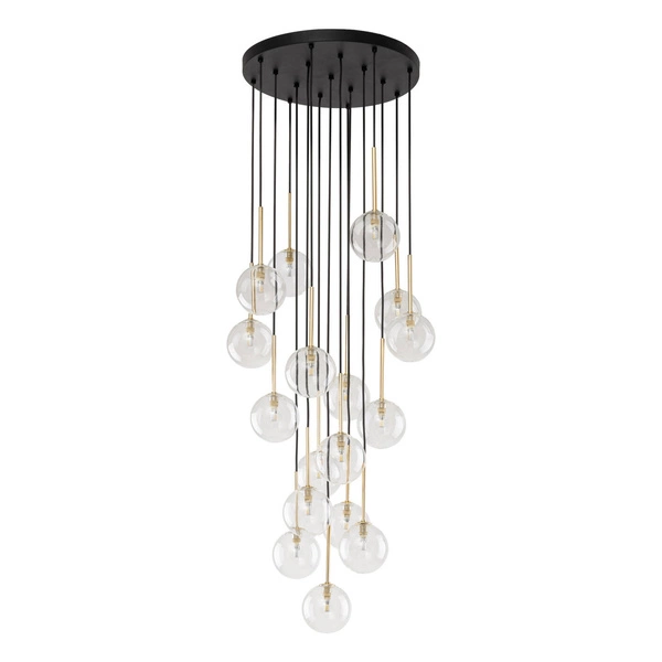 NILOS BLACK / GOLD LAMPA WISZACA 17 5945