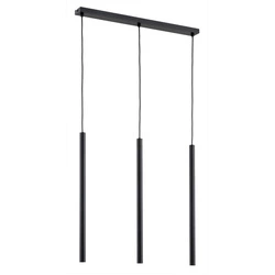 Lampa wisząca ALFA COLLET CZARNA 3xG9 LED 60cm | 62300