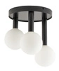 Lampa Sigma Perla 3 plafon czarny 33484
