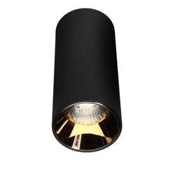 Oprawa sufitowa tuba natynkowa spot PZE-2701 GU10 śr. 7 cm | czarny miedziany