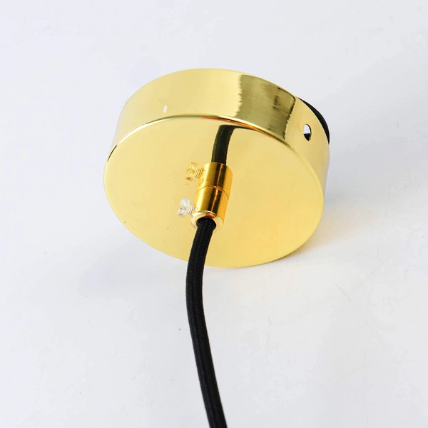 Lampa wisząca szklana kula złota PALLA śr. 30cm