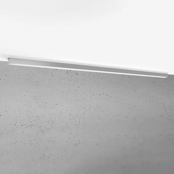 Plafon PINNE, 200 cm, szary, 50W LED, barwa neutralna 4000K, TH.245