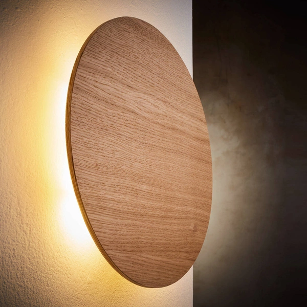 Lampa sufitowa kinkiet LUNA WOOD śr. 30cm G9 4 punktowa | brązowy 3377
