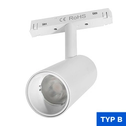 Reflektor spot do szyn magnetycznych biały 15W 4000K DDCX-B15 - TYP B