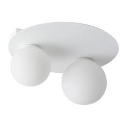 Nowoczesny plafon do biura i domu ARGON 2x G9 12W szer. 33cm | biały