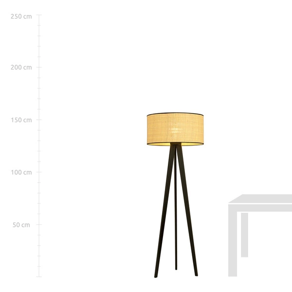 Lampa podłogowa Emibig ASTON LP1 RATTAN 1149/LP1