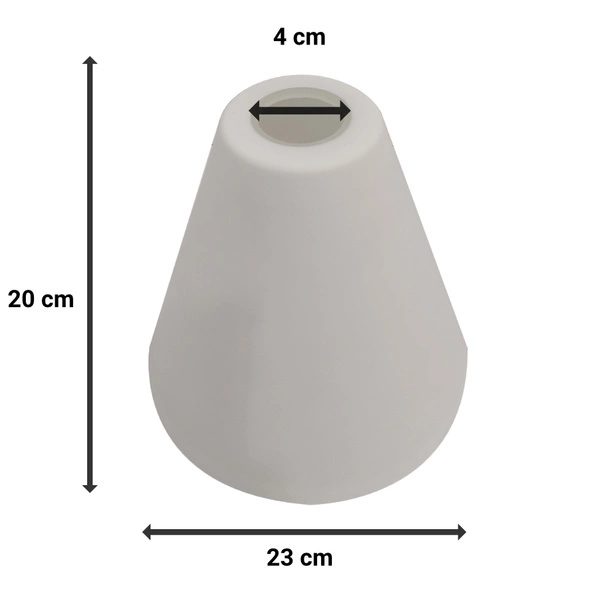 Klosz 8811 stożek | biały mat