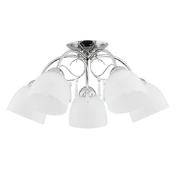 Lampa sufitowa ALFA NATA CHROM 5xE27 58cm | 27715