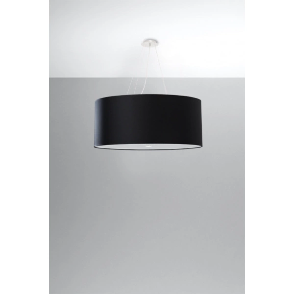 Nowoczesna lampa wisząca OTTO SL.0790 70cm czarna 6xE27