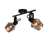 Lampa sufitowa RANDI, 92-13361, czarny/dymiony, 2x15W E14