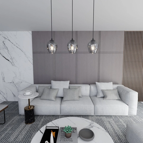 Lampa wisząca Emibig ISTAR 3 BL GRAFIT 680/3