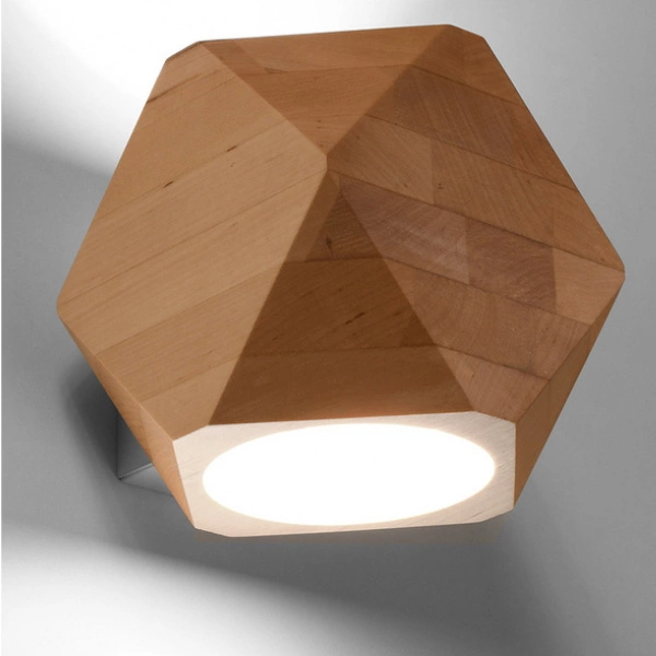 Kinkiet WOODY naturalne drewno SL.1008