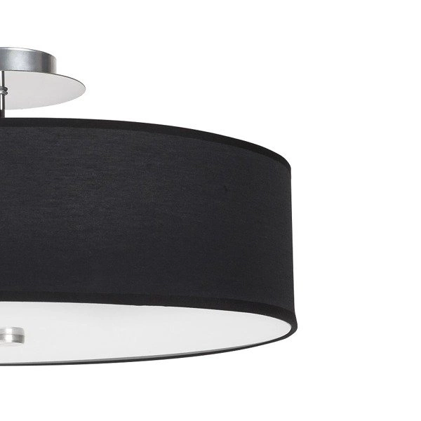 Lampa sufitowa plafon VIVIANE śr 50cm czarny 6390