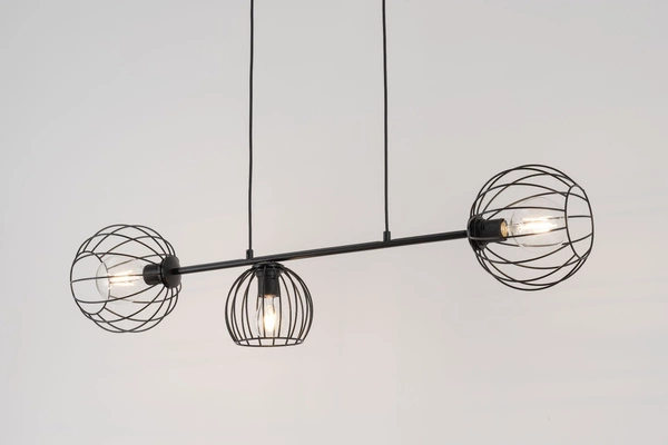 Lampa Sigma MADAM 3 czarny lampa wisząca 32370