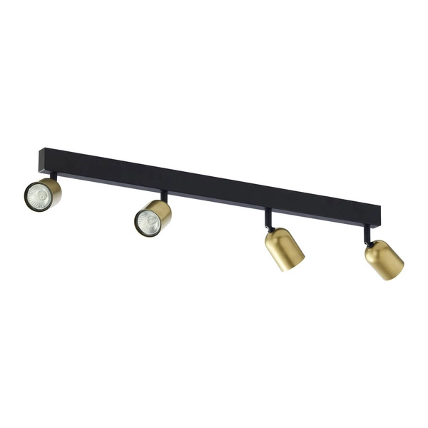 Lampa sufitowa TOP 1021 4xGU10 czarny/złoty 1021