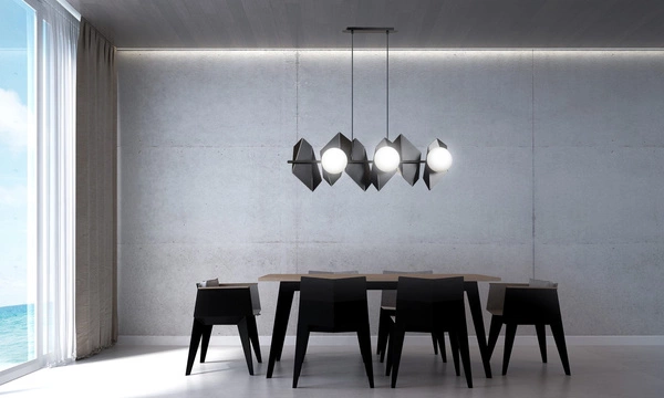 Lampa wisząca Emibig DRIFTON 6 Czarny 636/6