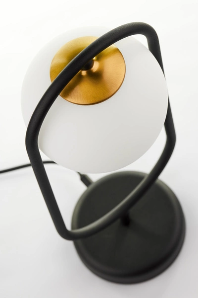 Nowoczesna Lampka biurkowa IGON wys. 49cm 1xE14 11W IP20 | Złoty