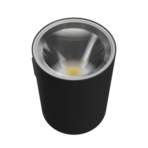 TORRE 9W CCT 230V IP54 99x78x117MM CZARNY OKRĄGŁA ELEWACYJNA JEDNOKIERUNKOWE