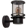 Kinkiet zewnętrzyny Czarny Klasyczny IP44 Abruzzo Lorenzo E27 21cm
