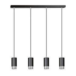 Lampa wisząca Emibig FUMIKO 4 BL/CHROME 816/4