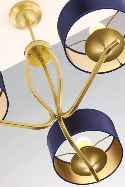 Klasyczny Żyrandol KASZMIR wys. 58cm 3xE27 15W IP20 | złoty połysk