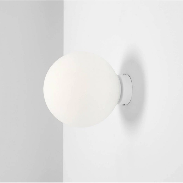 Aldex Kinkiet BALL 1076C_M, 20 cm, biały, 1x60W E27