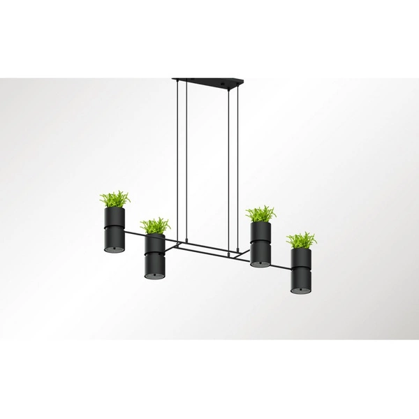 Lampa wisząca KUKKIA TH.004, czarna, 4x40W GU10/ES111