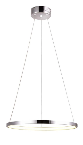 Nowoczesna lampa wisząca LUNE 30 LED chrom 18W barwa neutralna 4000K 31-64592