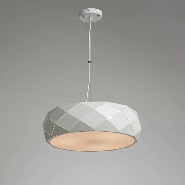 Lampa wisząca REUS biała 47cm