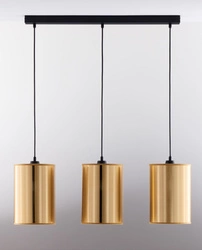 Klasyczna Lampa wisząca CORTINA wys. 100cm 3xE27 15W IP20 | złoty