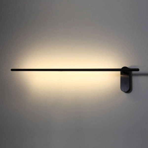 Nowoczesny kinkiet obrotowy LINE 243 10W 4000K biała neutralna | Czarny