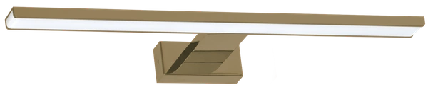 Kinkiet do łazienki lustro SHINE BRASS LED 13,8W 60cm | mosiądz