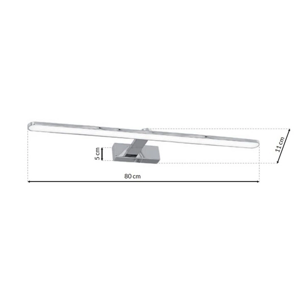 Kinkiet SPLASH CHROME 16W LED 80cm ML5722