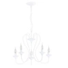 Żyrandol klasyczny świecznikowy UNITY śr. 51cm biały