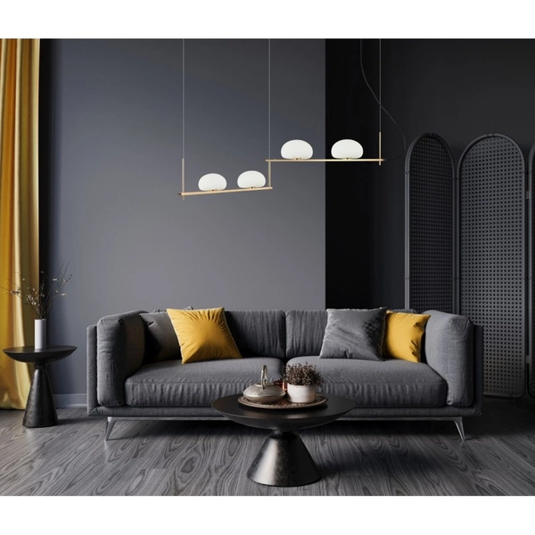 Lampa wisząca Italux Kernio PND-357784-BRO+W